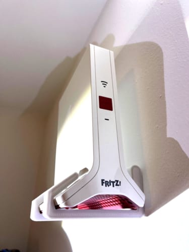 Wandhalterung Für AVM Fritz Repeater 3000AX - Made In Germany, Inkl. Befestigungsmaterial
